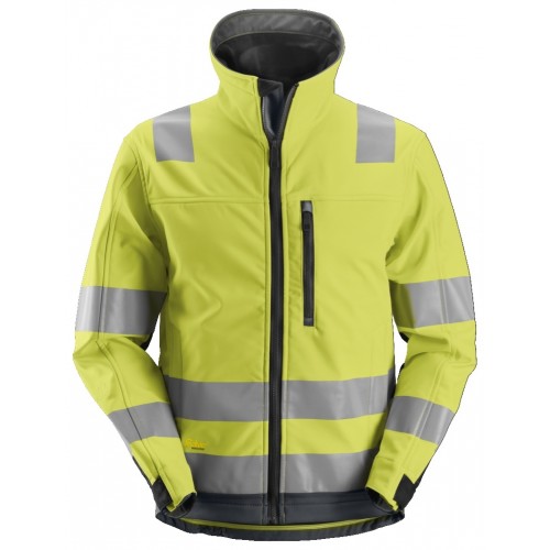 Snickers 1230 High-Visibility Softshell Jacket Class 3